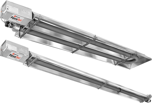 Overhead radiant tube heaters